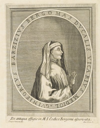 Porträt von Gasparinus de Bergamo, 1716-1717 von Unbekannt