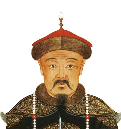 Porträt von Kublai Khan 1215-1294, 13. Jahrhundert von Unbekannt