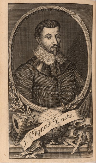 Porträt von Sir Francis Drake, 1741 von Unbekannt