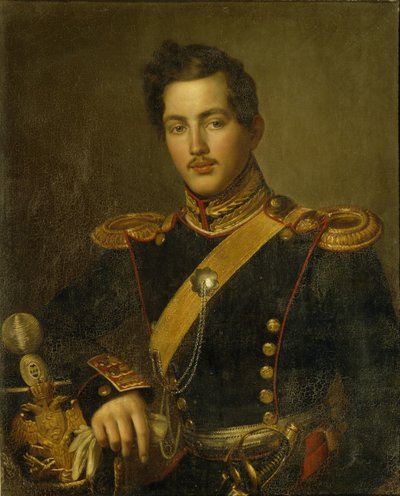 Porträt von Vasily Vasilyevich Zagryazhsky, 1840er Jahre von Unbekannt