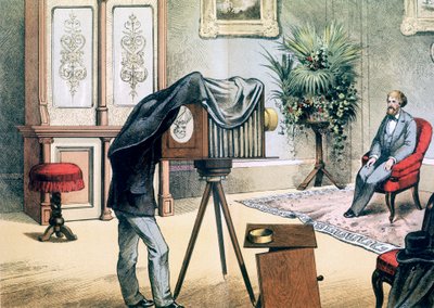 Porträtfotografenstudio, um 1880 von Unbekannt