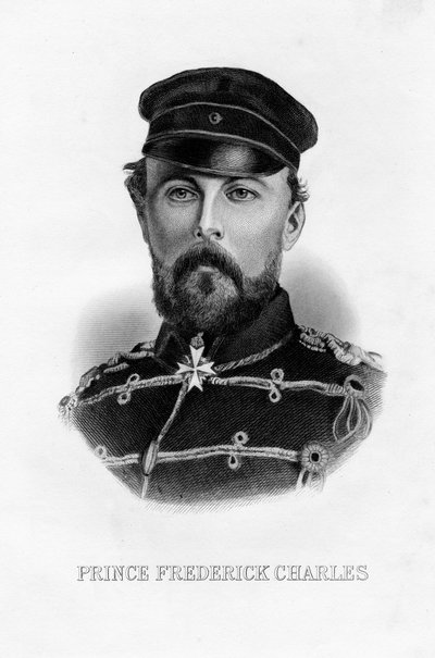 Prinz Friedrich Karl, preußischer Feldmarschall, 19. Jahrhundert von Unbekannt
