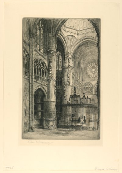 Druck, Kathedrale von Burgos von Unbekannt