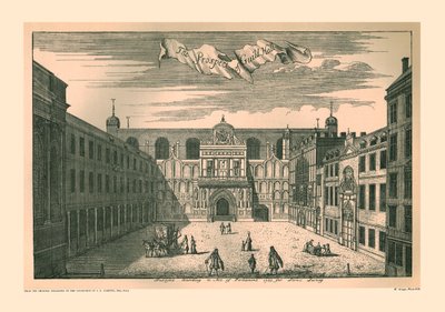 Aussicht auf die Londoner Guild Hall, 1755, 1886 von Unbekannt