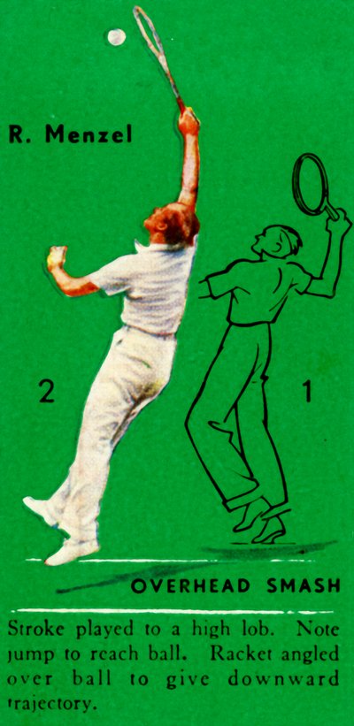 R. Menzel - Überkopf-Smash, um 1935 von Unbekannt