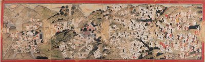 Raja Sansar Chand greift das Fort Kangra an von Unbekannt Unbekannt