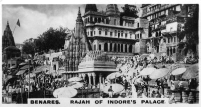 Palast des Rajah von Indore, Benares, Indien, ca. 1925 von Unbekannt