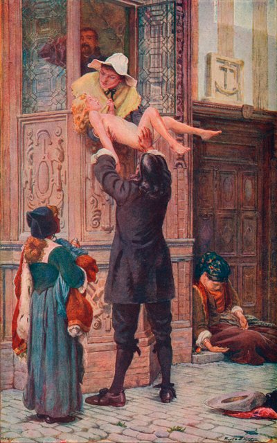Reduziert von der Pest, London, 1665 von Unbekannt