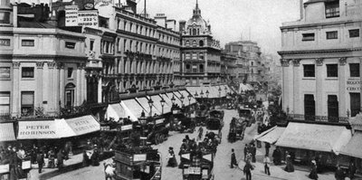 Regent Circus Oxford Circus, London, 1880er Jahre, 1926-1927 von Unbekannt