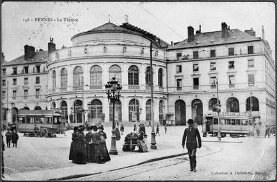 Rennes. Theater, 1900er-1910er Jahre von Unbekannt