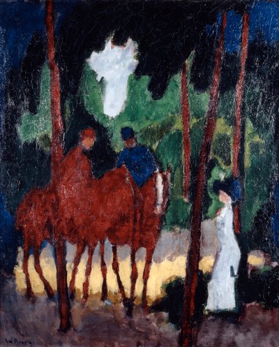 Reiter im Bois de Boulogne, ca. 1904 von Unbekannt