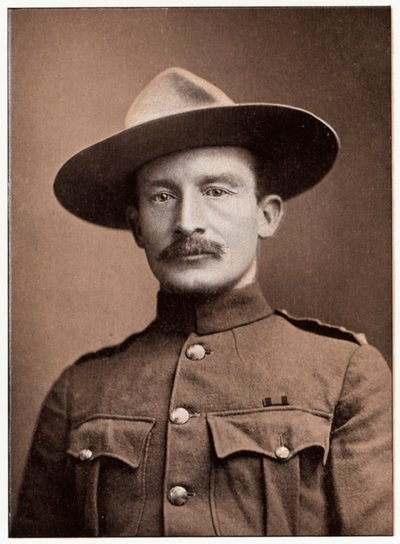 Robert Stephenson Smyth Baden-Powell, britischer Soldat, um 1900 von Unbekannt