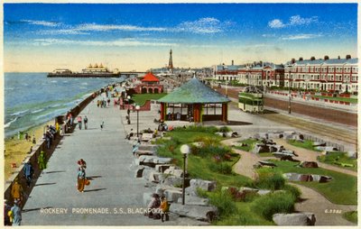 Felsenpromenade, Blackpool, Lancashire, ca. 1940 von Unbekannt