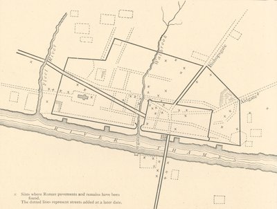 Römisches London, 1908 von Unbekannt