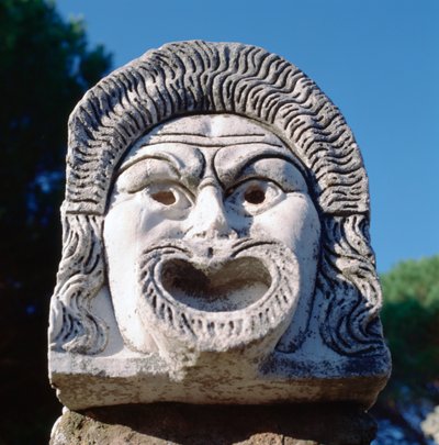 Römisches Amphitheater-Schnitzerei von Unbekannt