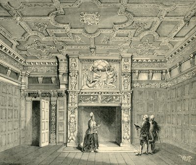 Zimmer im Haus von Sir Paul Pindar, um 1872 von Unbekannt