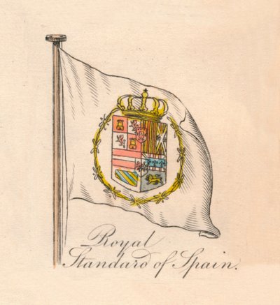 Königliche Standarte von Spanien, 1838 von Unbekannt