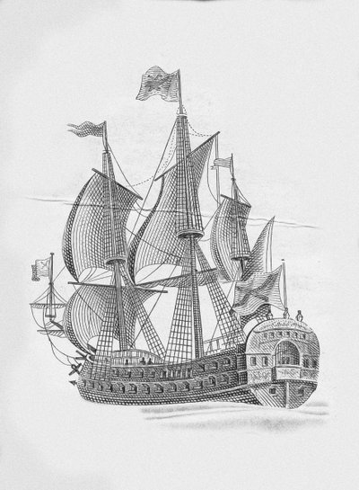 Russisches Linienschiff Poltava 1712 von Unbekannt