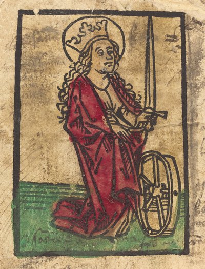 Heilige Katharina von Alexandria von Unbekannt