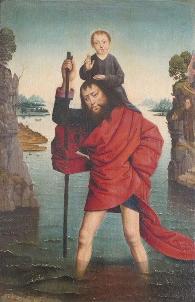Der heilige Christophorus und das Jesuskind von Unbekannt
