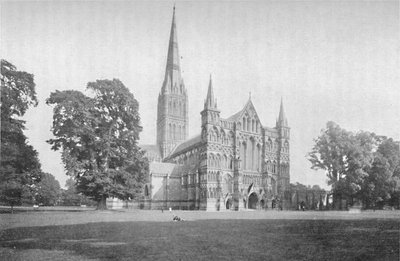Kathedrale von Salisbury, 1902 von Unbekannt