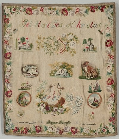Stickerei, 1870 von Unbekannt
