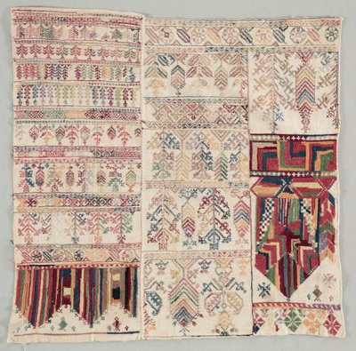 Stickmustertuch, ca. 1700 von Unbekannt