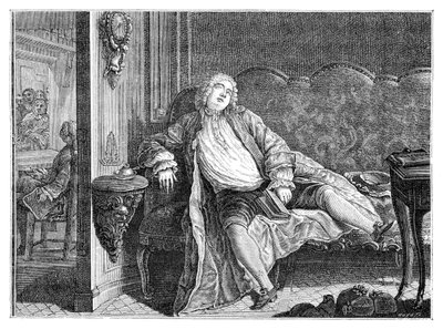 Satirische Komposition von Dumesnil, 1885 von Unbekannt