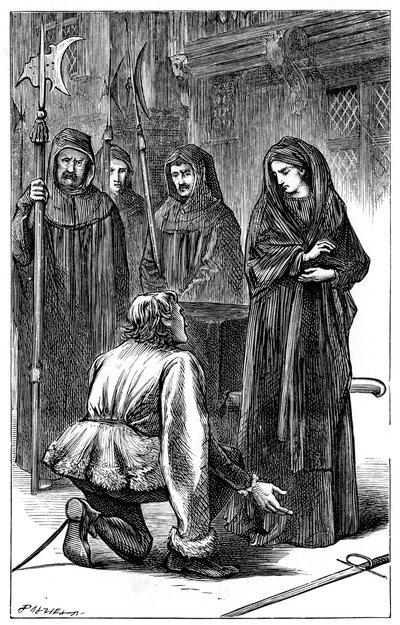 Szene aus Shakespeares Richard III, 1591 um 1870 von Unbekannt