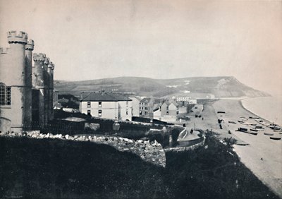 Seaton - Blick auf White Cliff, 1895 von Unbekannt