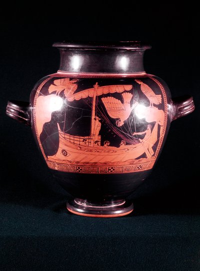 Schiff des Odysseus Ulysses, König von Ithaka von Unbekannt