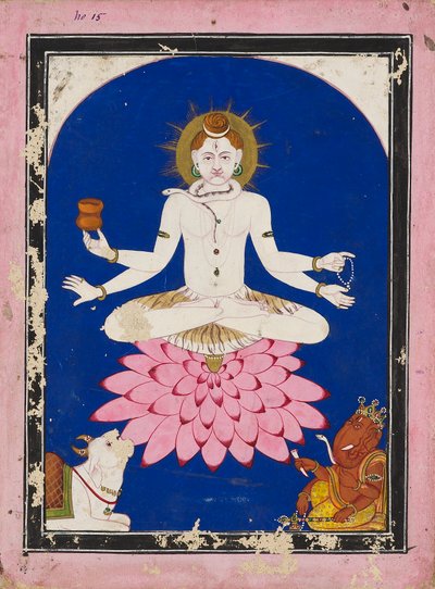 Shiva als Yogi, 19. Jahrhundert von Unbekannt