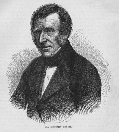 Sir Benjamin Brodie, englischer Arzt, um 1860 1878 von Unbekannt