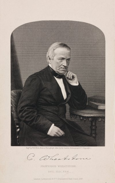 Sir Charles Wheatstone, englischer Physiker von Unbekannt