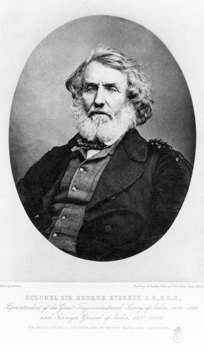 Sir George Everest, Militäringenieur von Unbekannt