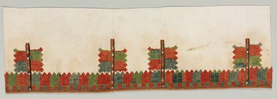 Rocksaum und Ärmel, 1700er Jahre von Unbekannt