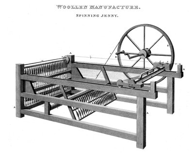 Spinning Jenny, 1820 von Unbekannt