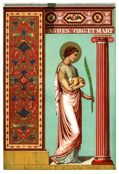 St. Agnes, 1886 von Unbekannt