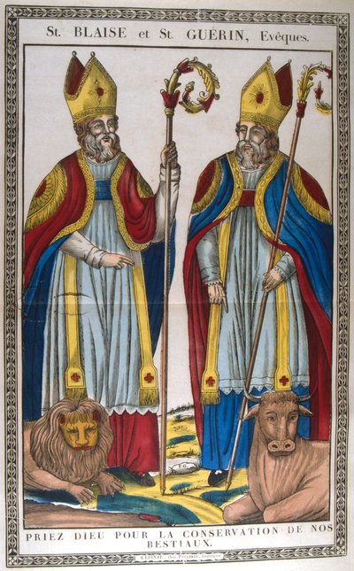St. Blasius und St. Guerin, 19. Jahrhundert von Unbekannt