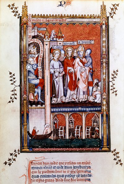 St. Denis wird die Märtyrer gezeigt von Unbekannt