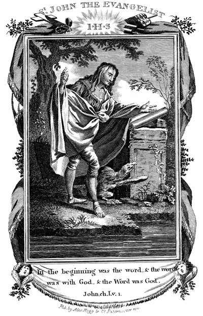 St. Johannes der Evangelist von Unbekannt