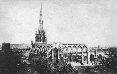 St. Mary Redcliffe Kirche, Bristol, frühes 20. Jahrhundert von Unbekannt