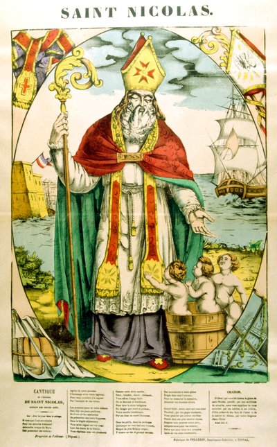 Heiliger Nikolaus, 19. Jahrhundert von Unbekannt