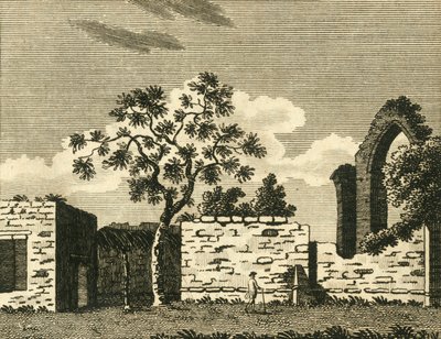 St. Pancrace Kapelle, in Canterbury, um 1786 von Unbekannt