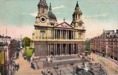 St. Pauls Kathedrale, London, ca. 1905 von Unbekannt