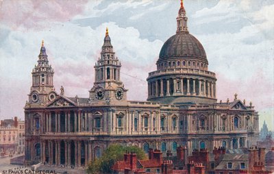 St. Pauls Kathedrale, um 1910 von Unbekannt