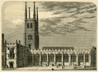 St. Sepulchres Kirche im Jahr 1737, ca. 1872 von Unbekannt