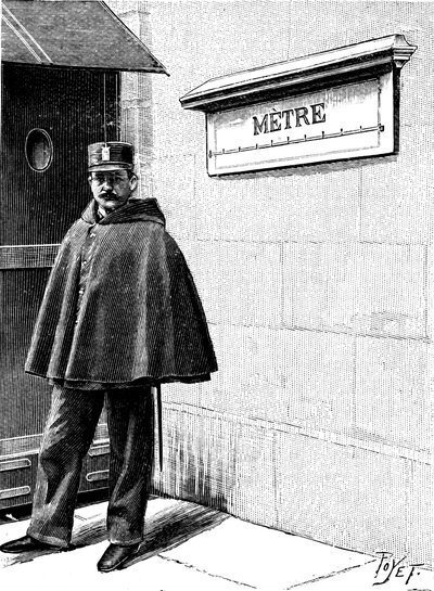 Standardmeter im Petit Luxembourg, Paris, 1904 von Unbekannt