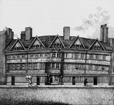 Staple Inn, High Holborn, London, um 1890 von Unbekannt