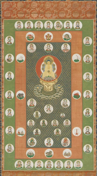 Stern-Mandala, Edo-Periode, 1615-1868 von Unbekannt